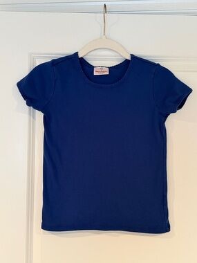 Hanna Andersson Royal Blue Short Sleeve T Shirt size 8